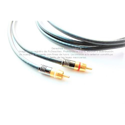 Cable Digital RCA de 1.8 m 2 vías 75 Ohm