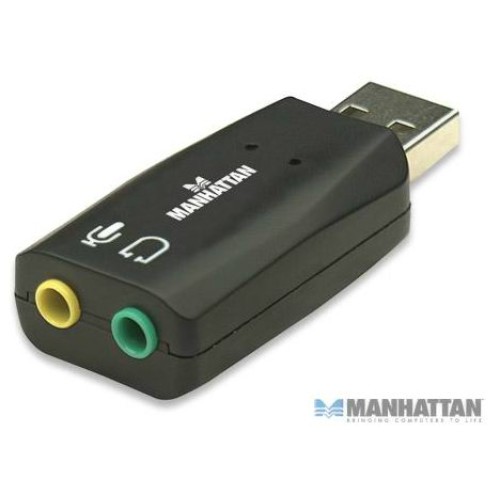 Tarjeta de Audio 3-D adaptador USB 2.0 a Jack 3.5 mm de Alta Velocidad
