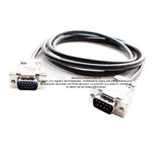 Cable para monitor Multisync DB9 a VGA de 1.8 m Cable para monitor Multisync DB9 a VGA de 1.8 m