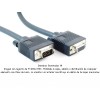 Cable VGA SVGA (HD15) macho a hembra de 30 m