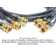 Cable Digital BNC de 3 m 3 vías 75 Ohm