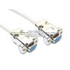 Cable Null Modem DB9 hembra a DB9 hembra de 10 m
