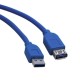 Cable USB 3.0 Extensión tipo A macho a hembra 4.5 m
