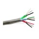 Cable Belden 3x(2x22) AWG blindado 8777 tres pares trenzados y blindados, venta por metro