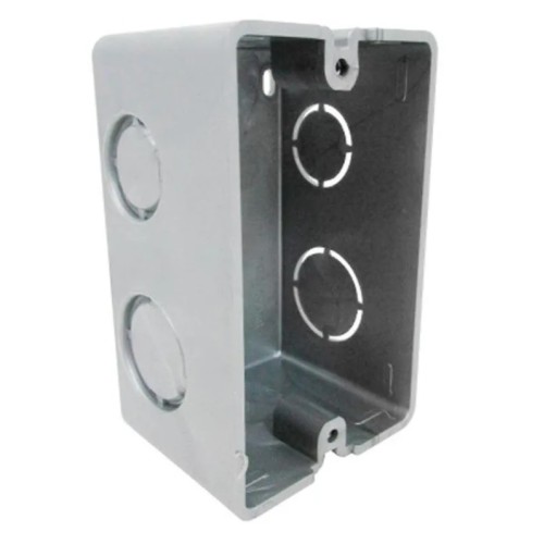 Caja "chalupa" empotrable 2x4 in para tapa 1 gang Caja "chalupa" empotrable 2x4 in para tapa 1 gang