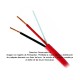 Cable Belden 2x16 AWG 5220UL ROJO contra incendio para control, voz y datos, venta por metro Cable Belden 2x16 AWG 5220UL ROJO contra incendio para control, voz y datos, venta por metro