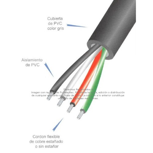 Cable ARSA Multiconductor 2x2/0 AWG venta por metro