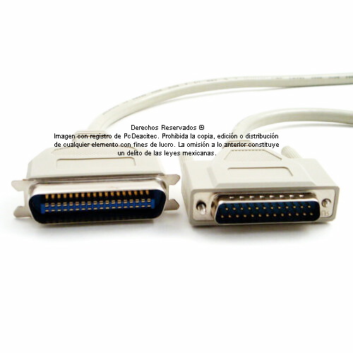 Cable Centronics IEEE 1284 CEN36 a paralelo DB25 de 15 m ENSAMBLADO Cable Centronics IEEE 1284 CEN36 a paralelo DB25 de 15 m ENSAMBLADO