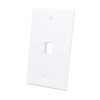 Placa Tapa Faceplate 1 keystone ABS