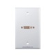 Placa Tapa DVI en ABS