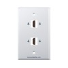 Placa Tapa 2 HDMI 4k en ABS