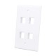 Placa Tapa Faceplate 4 keystone ABS