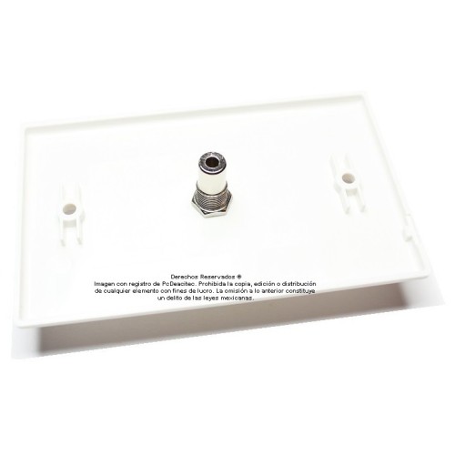 Placa Tapa Jack Audio 3.5 mm en ABS Placa Tapa Jack Audio 3.5 mm en ABS