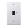 Placa Tapa Jack RJ45 Cat6 ponchable en ABS