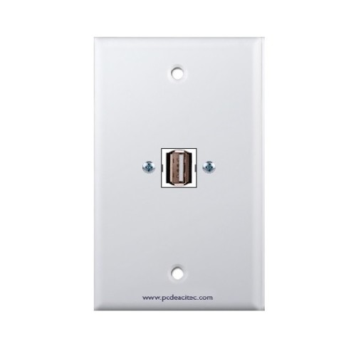 Placa Tapa USB 2.0 en ABS