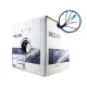 Bobina Belden Cable Cat6+ 2412 para red NEGRO, 305 m