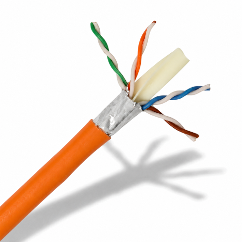 Belden Cable UTP Cat6A 23AWG CMR Naranja, venta por metro