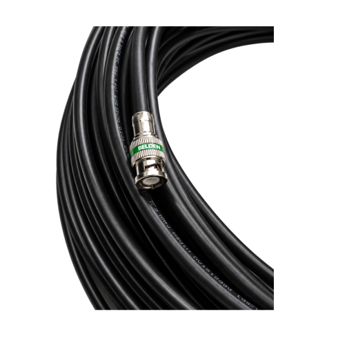 Jumper Belden 1694A BNC a BNC Cable Coaxial SDI/HD-SDI RG6 75 Ohm 6G-SDI de 10 m
