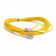 Jumper Amarillo Belden 1855A BNC a BNC Cable Coaxial SDI Mini RG-59 75 Ohm 6Gbs de 0.5 m