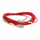 Jumper Rojo Belden 1855A BNC a BNC Cable Coaxial SDI Mini RG-59 75 Ohm 6Gbs de 0.5 m