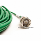 Jumper Verde Belden 1855A BNC a BNC Cable Coaxial SDI Mini RG-59 75 Ohm 6Gbs de 30 m Jumper Verde Belden 1855A BNC a BNC Cable Coaxial SDI Mini RG-59 75 Ohm 6Gbs de 30 m