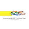 Cable Belden Cat6+ 2412 amarillo, venta por metro
