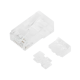Plug Modular RJ45 Cat6A Chapado de Oro a 30 Micras venta por pieza