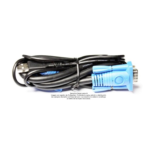 Extensor KVM mouse, teclado y monitor remoto alcance 300 m