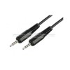 Cable extensión plug a plug 3.5 mm de 3 polos + armadura 3.5 m, ENSAMBLADO