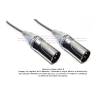Cable XLR Canare Neutrik Macho a Macho Micrófono Balanceado de 20 m
