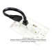 Placa Tapa Decora HDMI 4k pigtail + USB 2.0 en ABS Placa Tapa Decora HDMI 4k pigtail + USB 2.0 en ABS