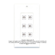 Placa Tapa Decora 6 USB 2.0 tipo B a tipo A en ABS