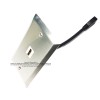 Placa Tapa HDMI 4k pigtail en Acero Inoxidable