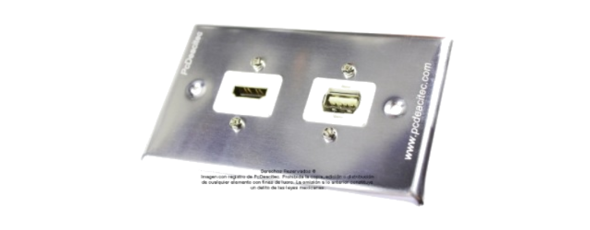 Placa Tapa USB Placa Tapa USB
