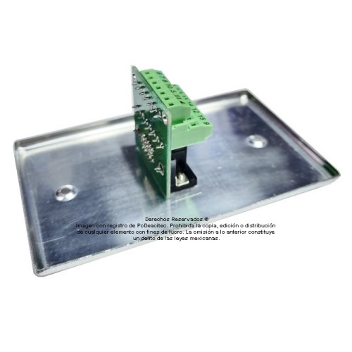 Placa Tapa VGA con opresores en Aluminio