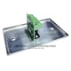 Placa Tapa VGA con opresores en Aluminio