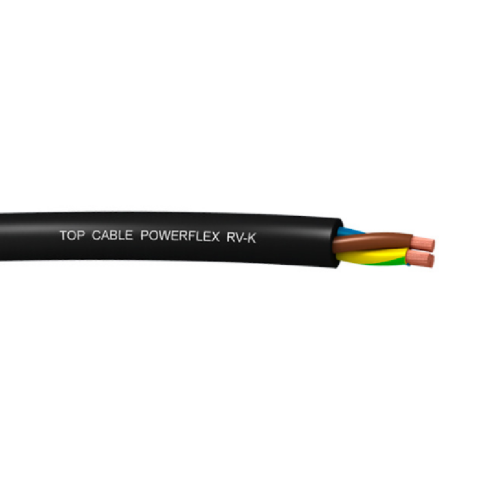 Cable flexible de potencia Top Cable POWERFLEX RV-K 0,6/1 kV, 4x50 mm2 ~ 1/0 AWG