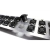 Tablero Panel 2U, para rack, 24 puertos chasis tipo Neutrik XLR 