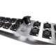Tablero Panel 2U, para rack, 24 puertos chasis tipo Neutrik XLR 