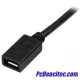 Cable de 50cm Micro USB de Extensión - Macho a Hembra Cable de 50cm Micro USB de Extensión - Macho a Hembra