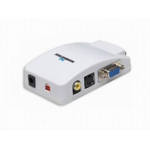 Convertidor de video de Pc a Tv VGA o SVGA a S-Video y RCA 