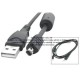 Cable cámara Nikon USB A UC-E1 a mini B 8 pines