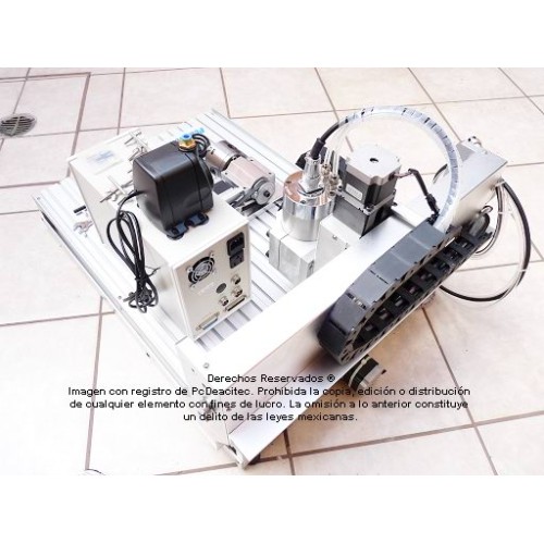 Router CNC XR-1400, 1Hp, Fresa CNC con 4 Ejes