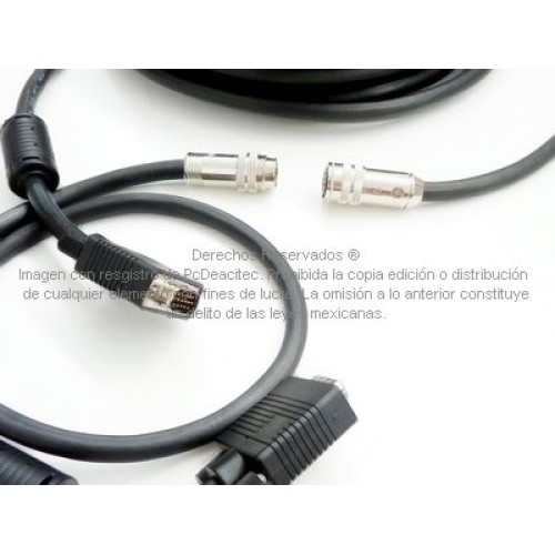 Cable SVGA (HD15) conexión rápida FASTERCONNECT 10 m con DIN de unión Cable SVGA (HD15) conexión rápida FASTERCONNECT 10 m con DIN de unión