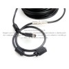 Cable SVGA (HD15) conexión rápida FASTERCONNECT 30 m con DIN de unión