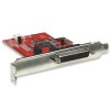 Tarjeta Serial PCI Express con 4 puertos DB9 con 5 V de salida
