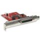 Tarjeta Serial PCI Express con 4 puertos DB9 con 5 V de salida Tarjeta Serial PCI Express con 4 puertos DB9 con 5 V de salida