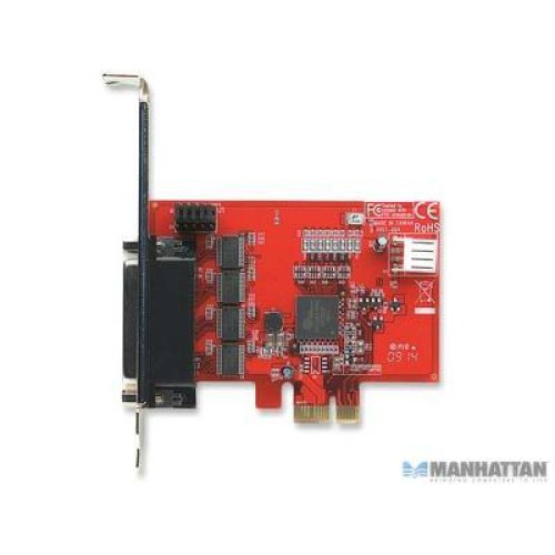 Tarjeta Serial PCI Express con 4 puertos DB9 con 5 V de salida Tarjeta Serial PCI Express con 4 puertos DB9 con 5 V de salida