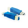 Adaptador USB 3.0 tipo A a tipo B macho