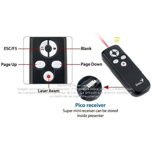 Presentador, mouse, controlador multimedia y apuntador laser Presentador, mouse, controlador multimedia y apuntador laser